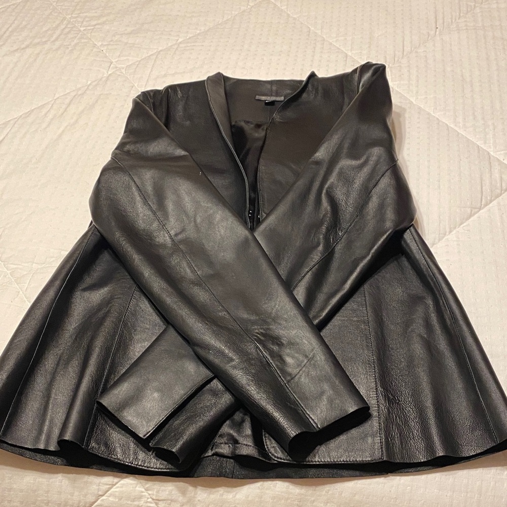 Pamela Dennis Black Leather Jacket